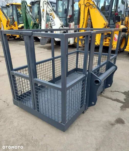 Kosz narzędziowy wysokościowy roboczy ładowarki Manitou Case CAT JCB Atlas Volvo Terex PRODUCENT - 4