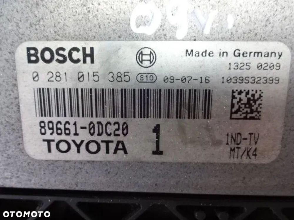 TOYOTA YARIS II 1.4 D4D STEROWNIK SILNIKA - 2