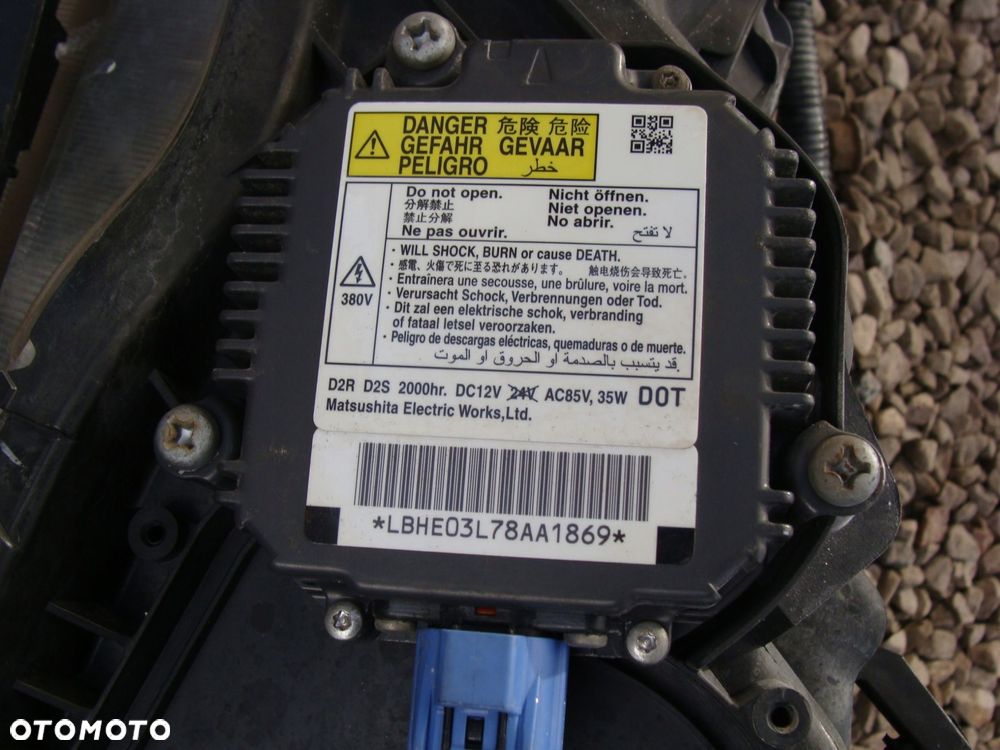 lampa prawa przód kompletna ksenon honda cr-v iii 07-12 33100-sww-g1 !! - 8