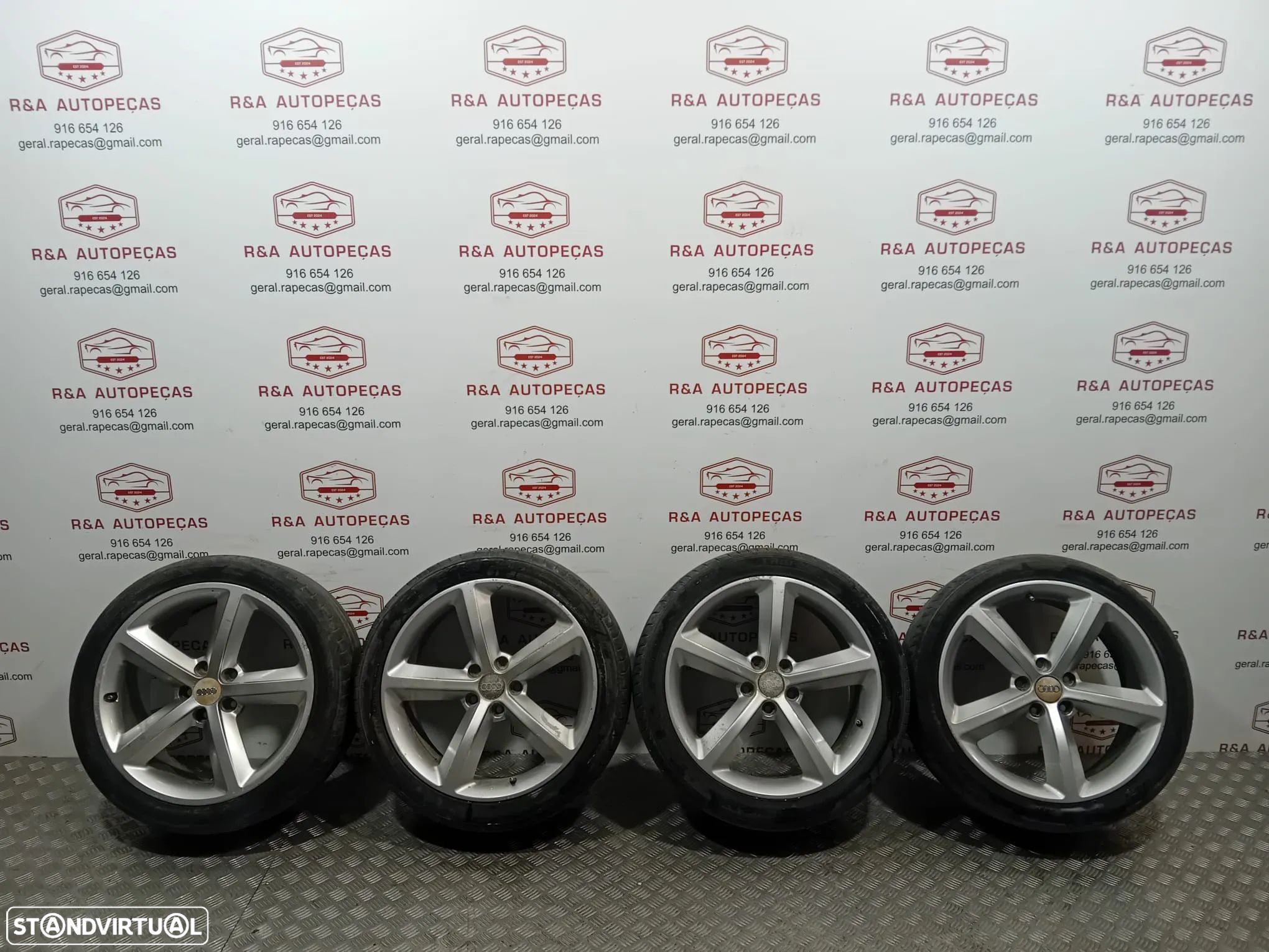 JANTES ORIGINAIS AUDI A4 B8 S-LINE 18 5X112 - 1