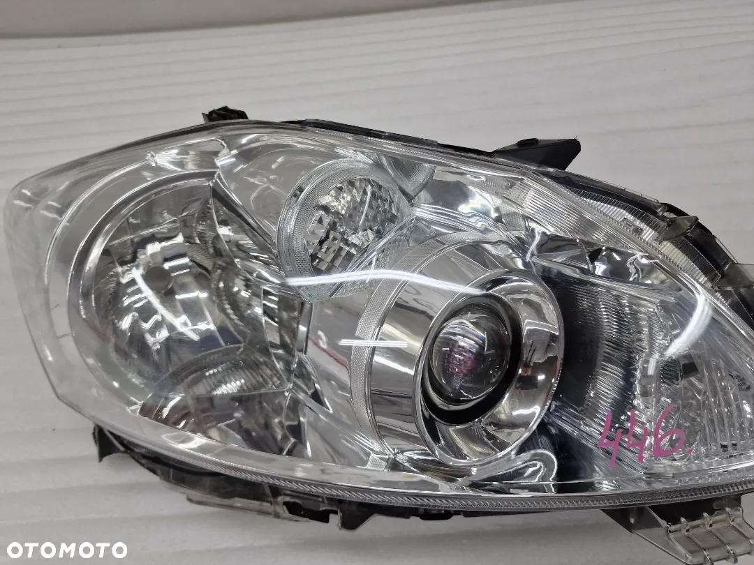 TOYOTA AURIS I LIFT 09-12 PRAWA LAMPA PRZEDNIA PRZÓD , NR 81110-02A40 / 89903723 / 89903691 , NR AUKCJI LL446 - 4