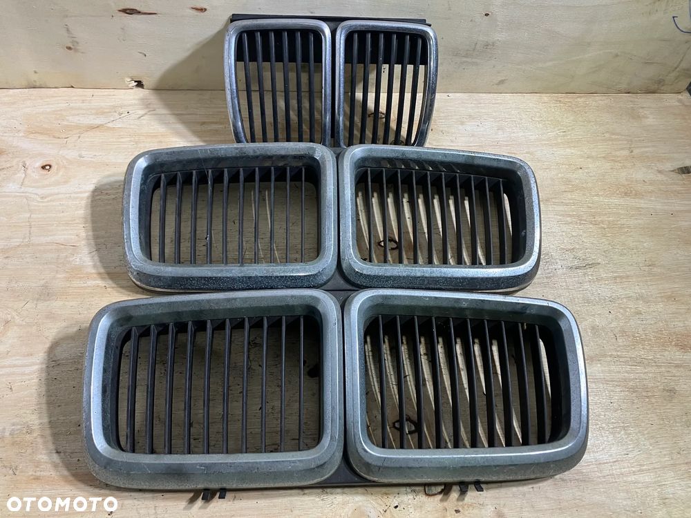 GRILL NERKI BMW E32 V8 V12 SZEROKI CHROM SZEROKA MASKA NOSEK 1964863 E30 1884350 - 1