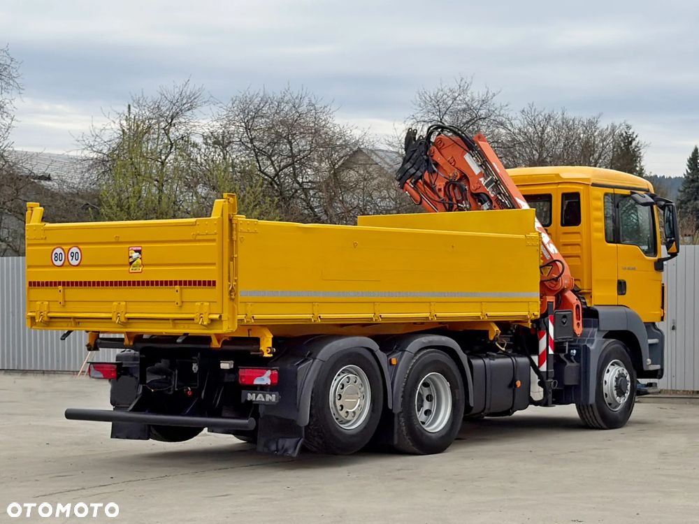 MAN TGS 28.360 * WYWROTKA 4,80m * ATLAS 165.2E - A4 + PILOT * 6x4 - 8