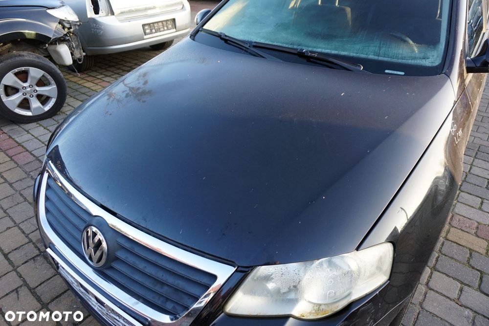 MASKA ZDERZAK BŁOTNIKI LAMPY PASSAT B6 LC9X  VOLKSWAGEN 2005-2010 CZARNY PRZÓD KOMPLETNY - 4