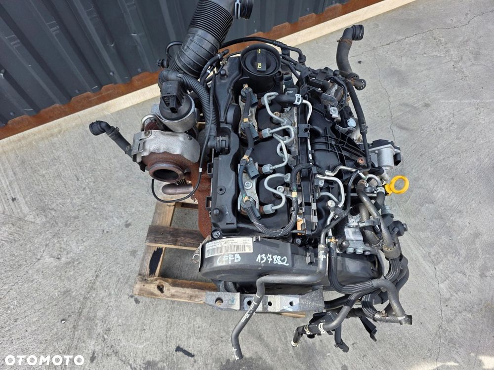 SILNIK KOMPLETNY AUDI VW SEAT SKODA 2.0 TDI CFF CFFB 137882 KM ORYGINAŁ ! - 2