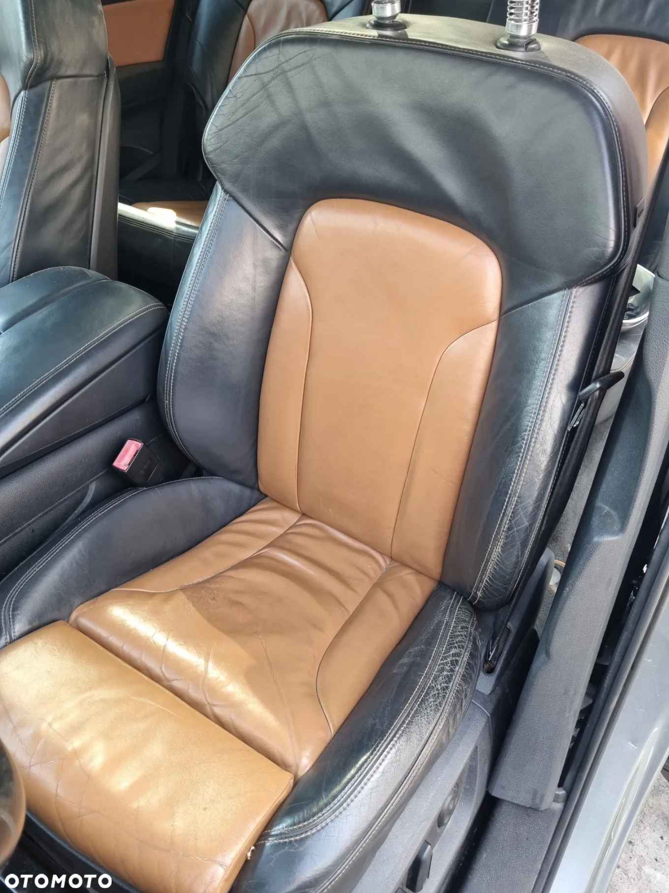 AUDI Q7 4L 05-10 r. FOTELE + KANAPA + KOMPLET BOCZKÓW wersja exclusive + - 7