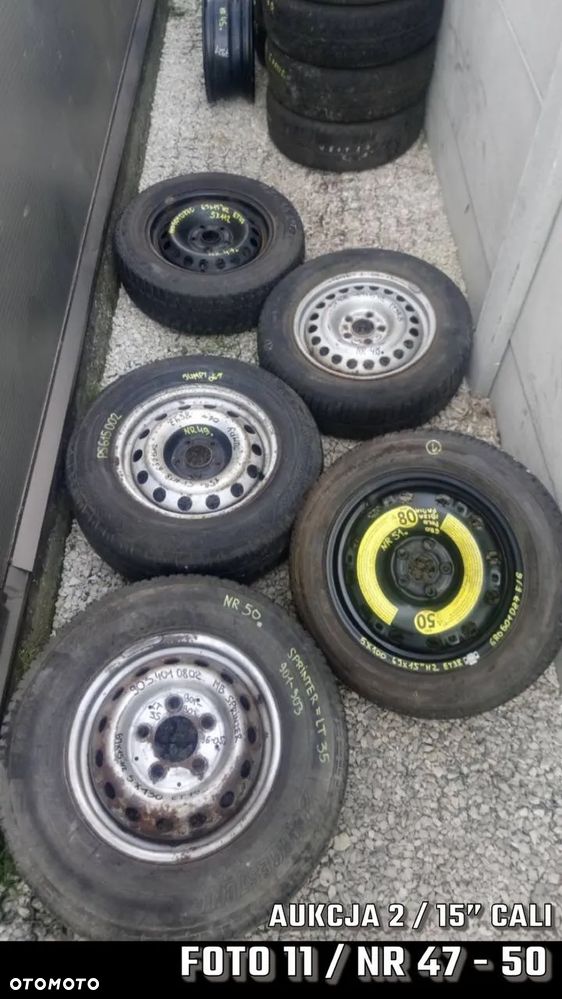 15 CALI  KOŁO / FELGA / OPONA RÓŻNE MARKI STALOWE / ALUMINIOWE / ZIMOWE / LETNIE / WIELOSEZONOWE - 13