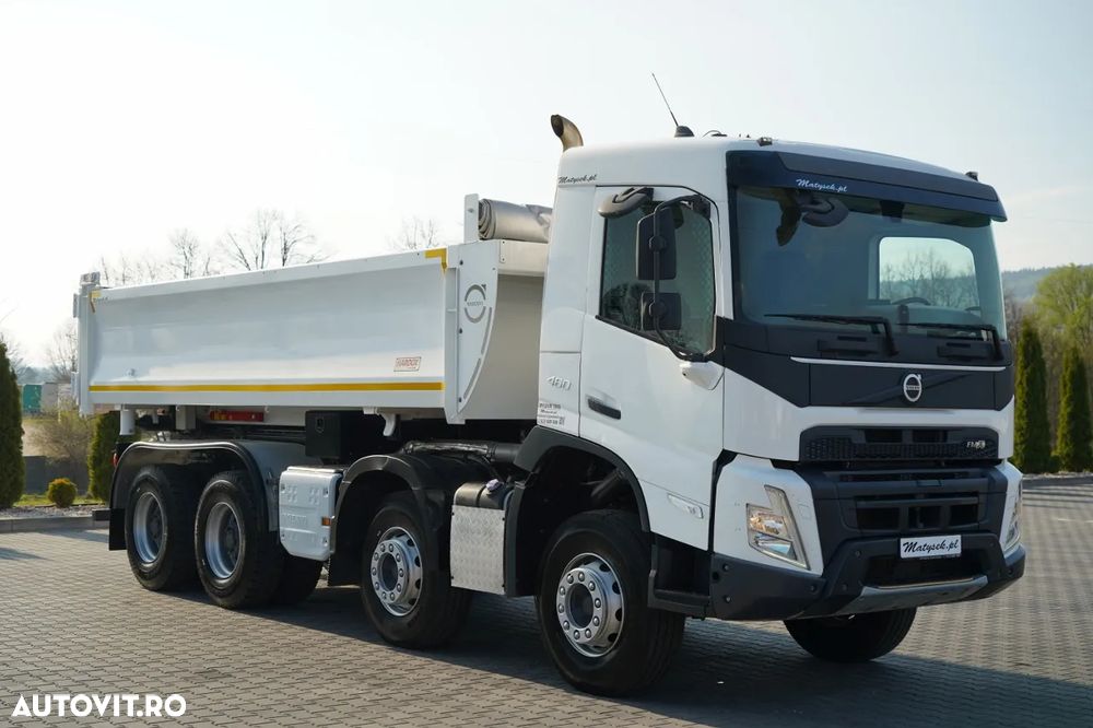 Volvo FMX 460 / 8x4 / BASCULATOR CU 2 LATE / HYDRODOX / BORDMATIC / HARDOX / ANVELOPE NOI / 2021 / MODEL NOU - 13