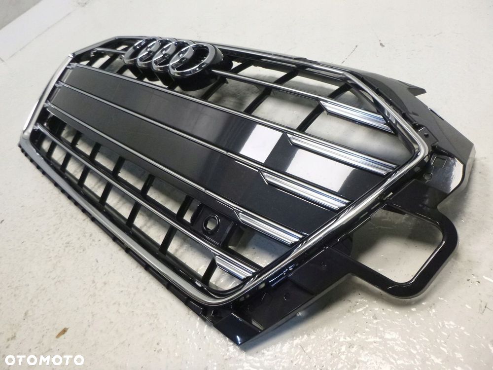 AUDI A4 B9 LIFT GRILL ATRAPA CHŁODNICY ZNACZEK CHROM / CZARNY PDC ORYGINAŁ - 7
