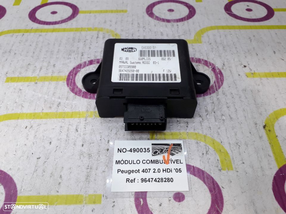 Módulo Combustível Peugeot 407 2.0 HDi 136Cv de 2005 - Ref: 9647428280 - NO490035 - 1