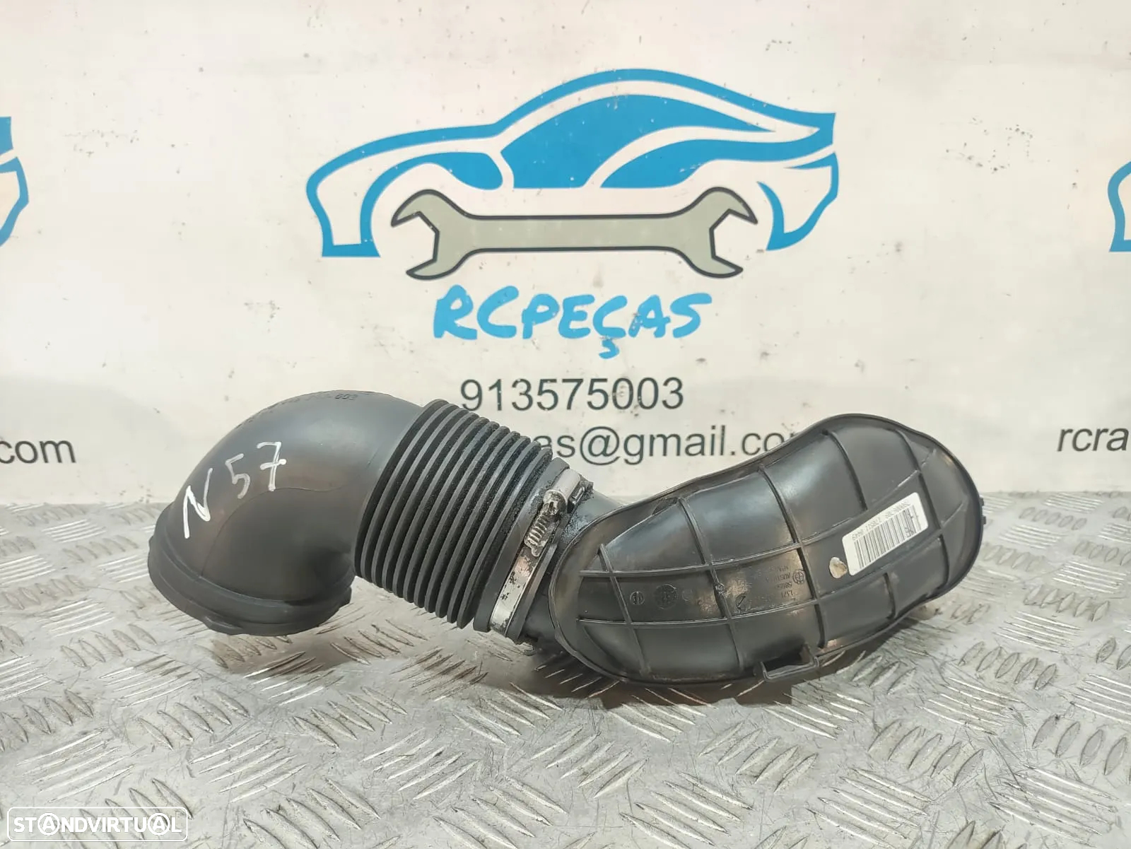 Tubo de admissão de ar BMW Motor N57D30 7807493 7806371 - 2