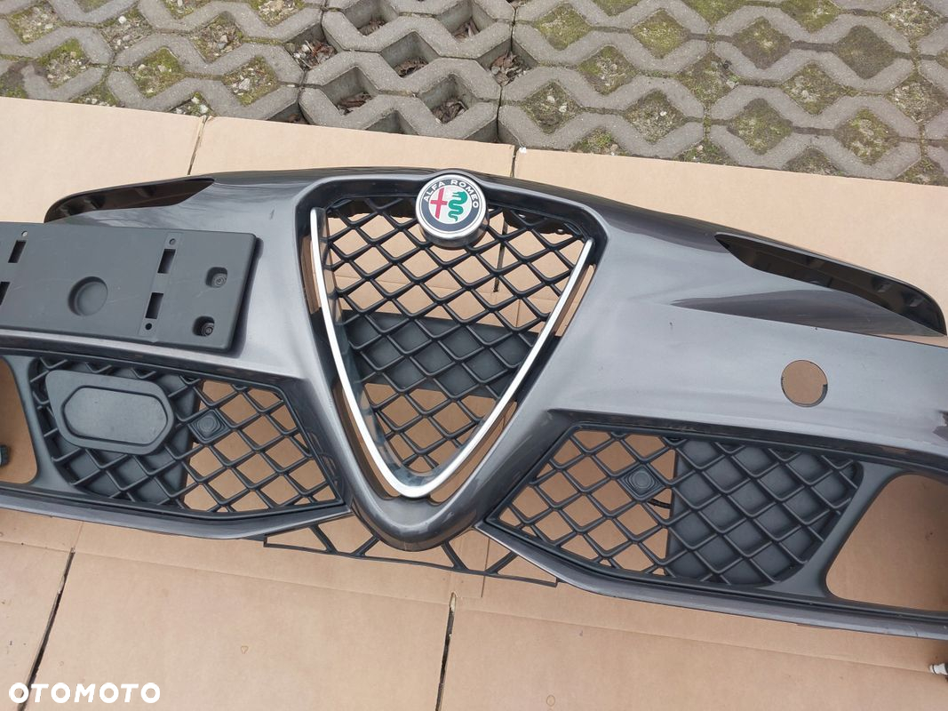 ZDERZAK PRZÓD ALFA ROMEO GIULIA QUADRIFOGLIO KOMPLETNY ORYGINAŁ - 4