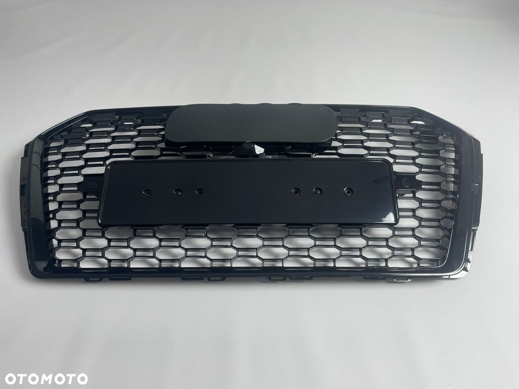 Audi A4 B9 Przednia Atrapa Chłodnicy Plaster Miodu Grill Czarny Połysk - 5