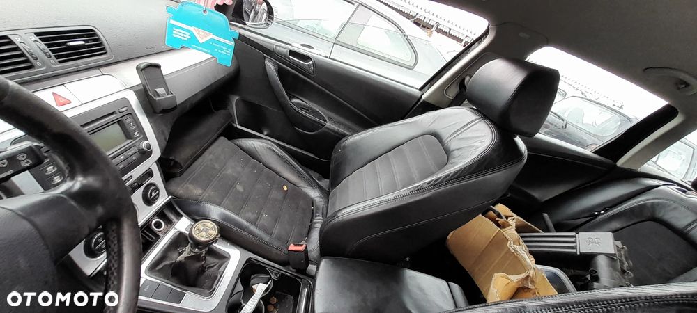 VW PASSAT B6 FOTEL LEWY KIEROWCY PRAWY PASAŻERA PRZÓD PRZEDNI SKÓRA ALCANTARA nr. 12/10 - 3