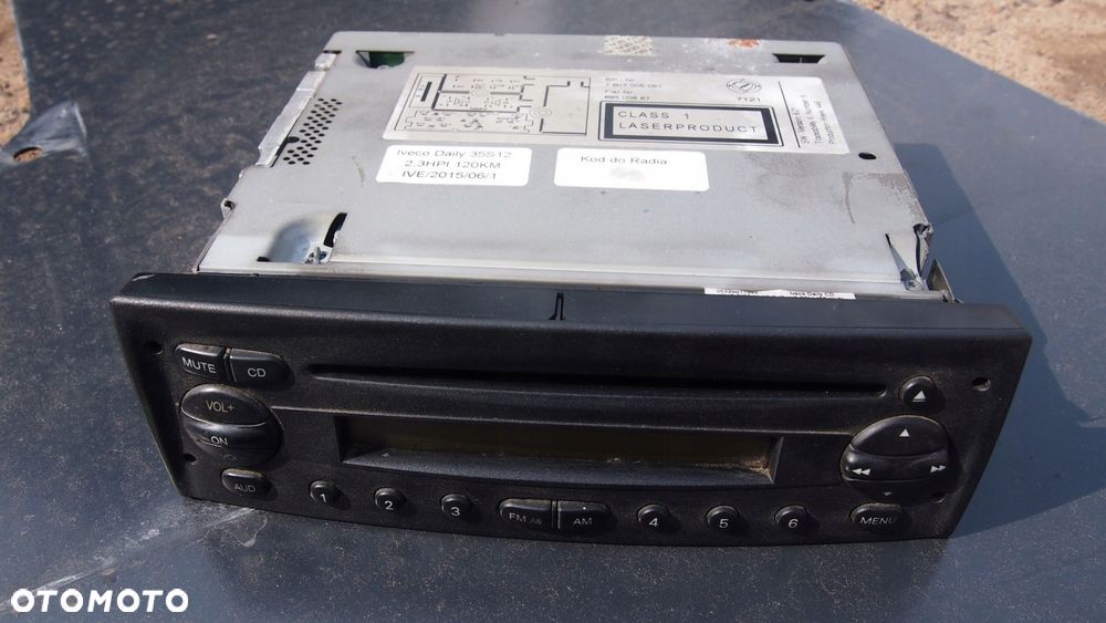 radio cd iveco ducato 06-11 blaupunkt kod oryg. - 2