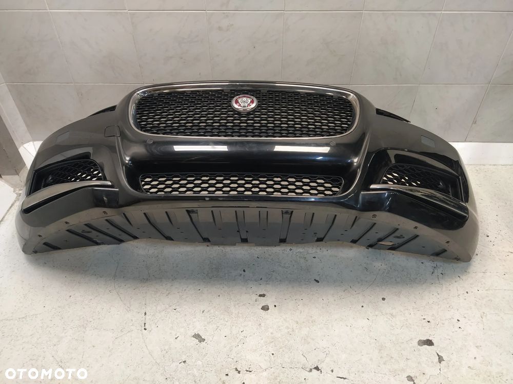 JAGUAR XF X260 ZDERZAK PRZÓD PRZEDNI KOMPLETNY 4XPDC SPRYSKIWACZE GRILL ATRAPA CHŁODNICY ZNACZEK ORYGINAŁ - 9