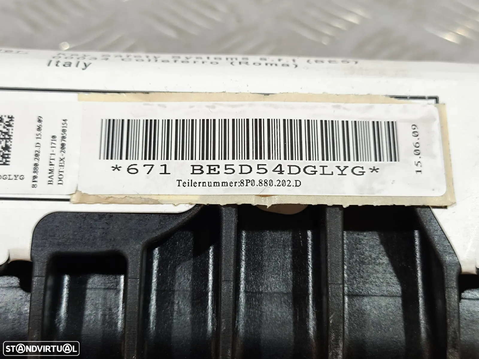 AIRBAG PASSAGEIRO ORIGINAL AUDI A3 (8P) - 8