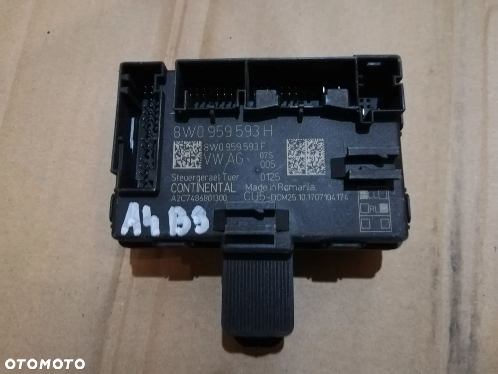 Sterownik moduł drzwi Audi A4 A5 B9 8W0959593H - 1