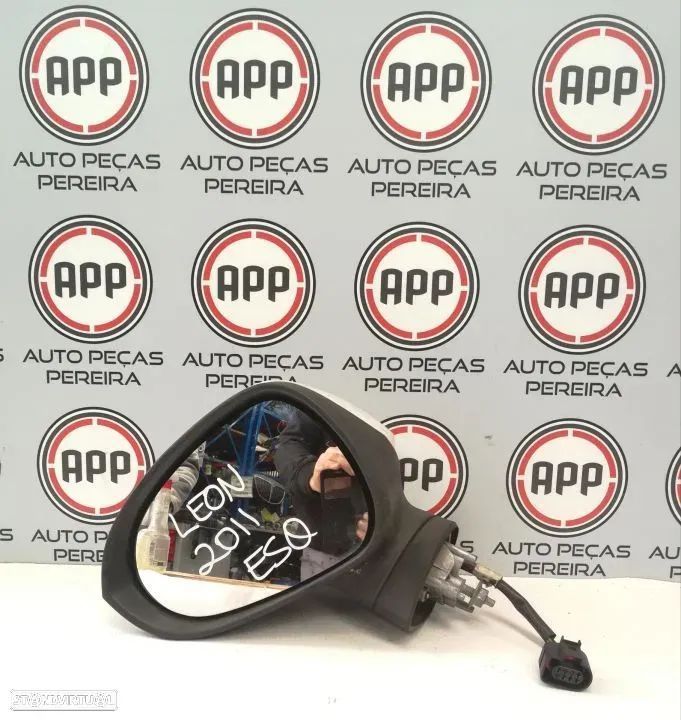 Espelho direito eléctrico Seat Leon 2011 1P  sem rebatimento. - 3