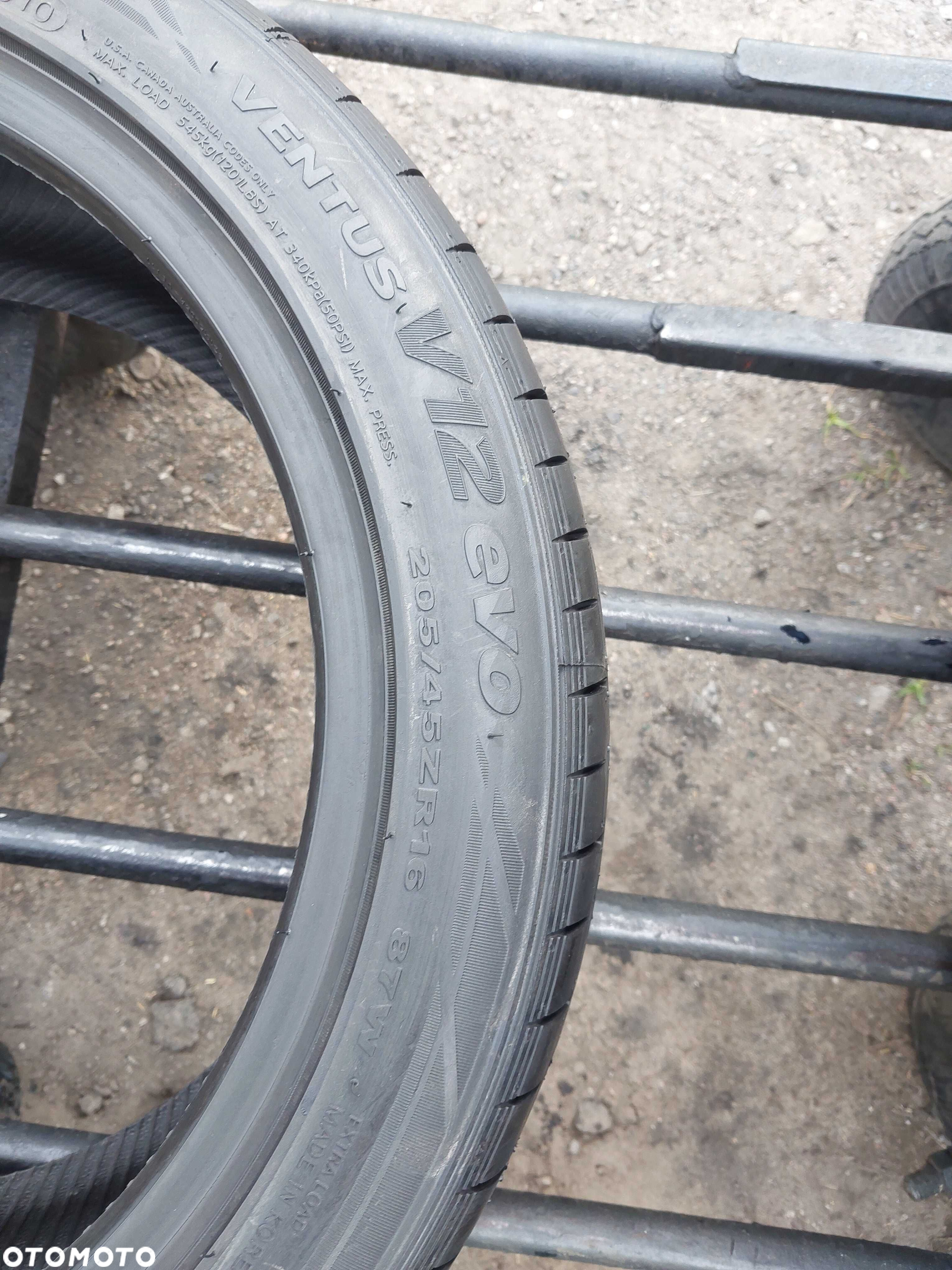 Opony letnie 205.45.16 Hankook Nowe Montaż - 5
