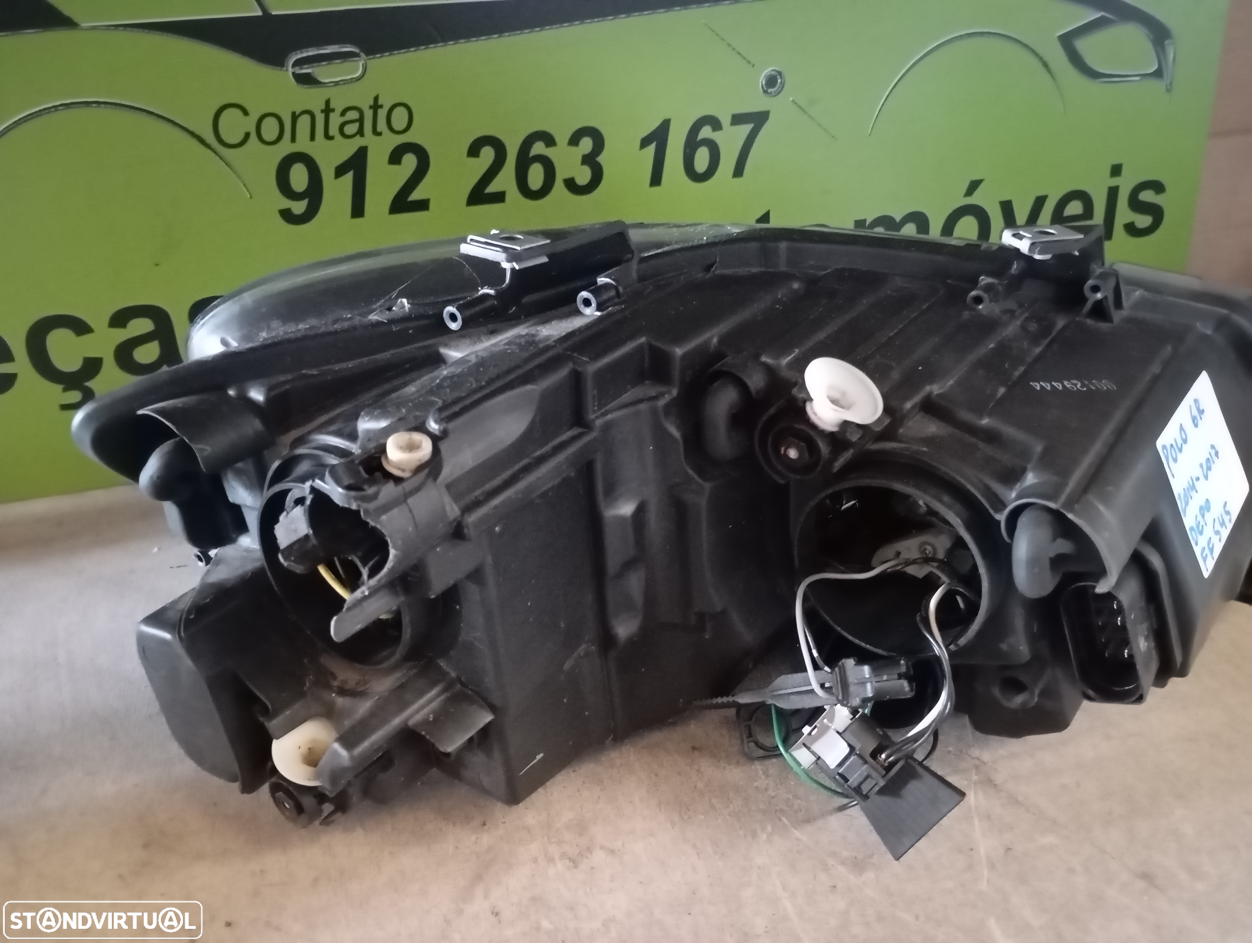 VW POLO 6R FAROL ESQUERDO - FF545 - 6