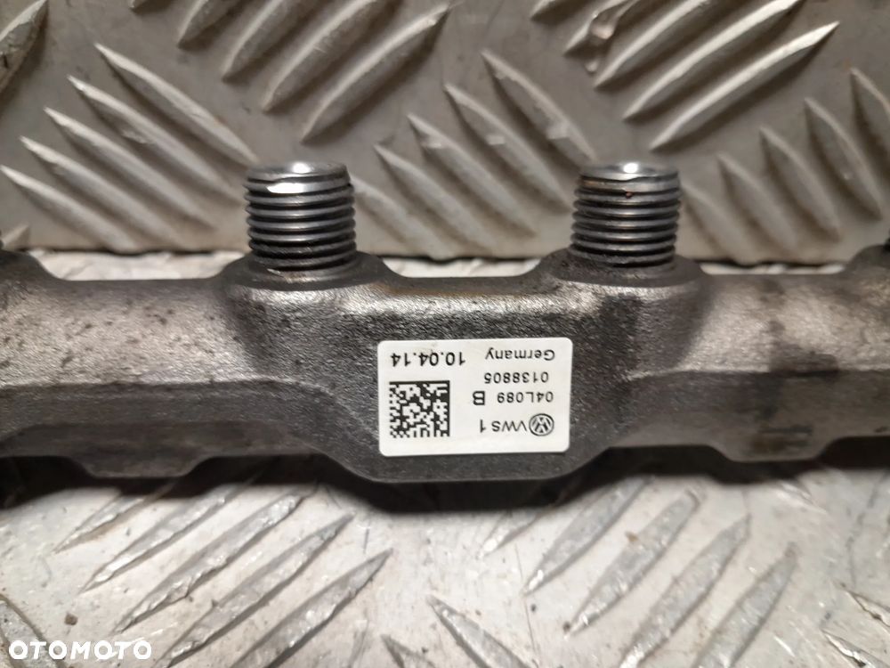 VW GOLF VII UKŁAD WTRYSKOWY PALIWA KOMPLETNY 1.6 TDI CLHA 04L130277AJ 04L130755D 04L089B - 8