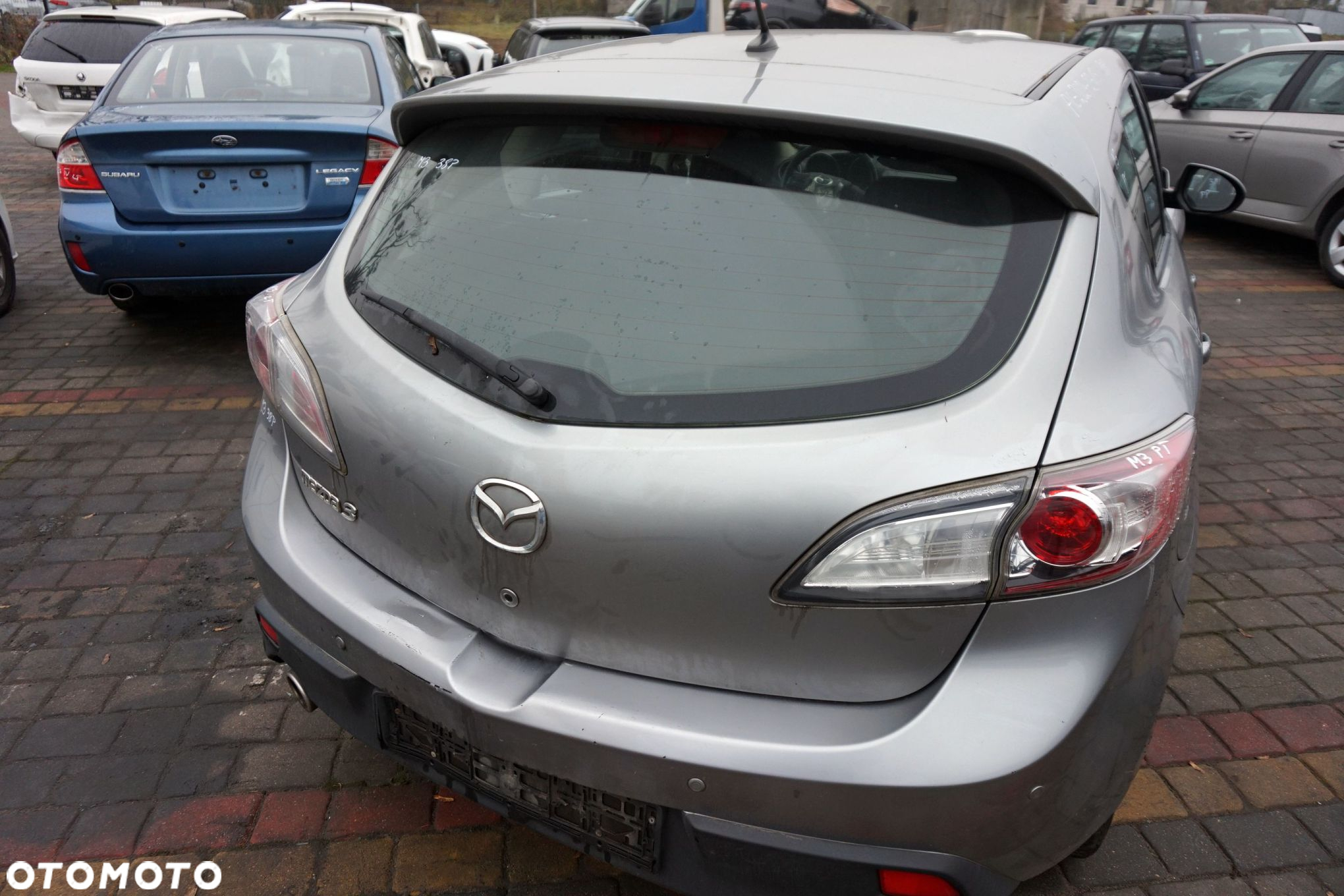 KLAPA BAGAŻNIKA TYLNA 3 II BL 5D HB 38P BBY9-62-02XC SREBRNY MAZDA 2009-2013 - 3