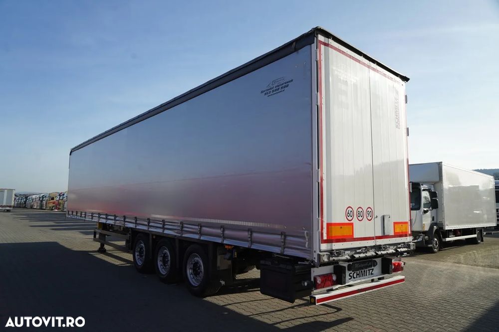 Schmitz Cargobull CORTINĂ / JOLODA / REMORCA RODA / VARIOS / 385/55 R22.5 / ACOPERIȘ CULISANT - 3