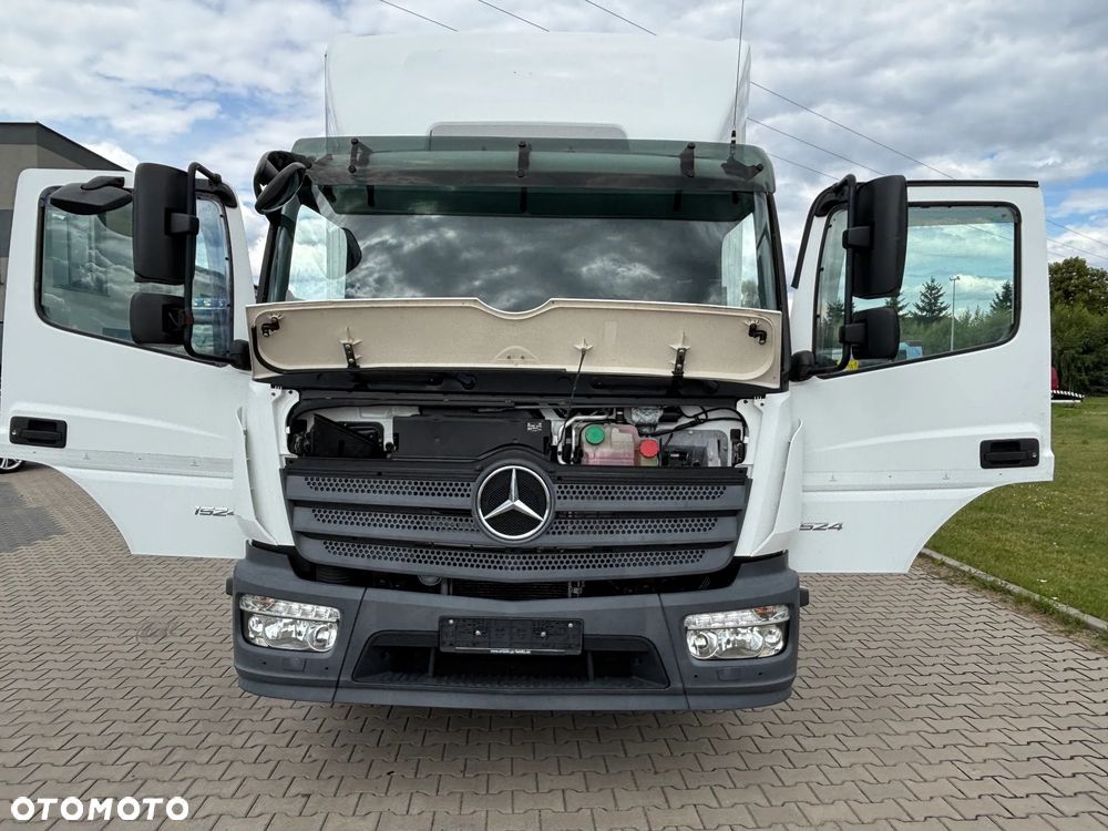 Mercedes-Benz ATEGO 1524  EURO 6 (1527, 1530) kontener z windą , kabina przeedłużana  z łóżkiem składanym, kurierka, paletówka, - 8