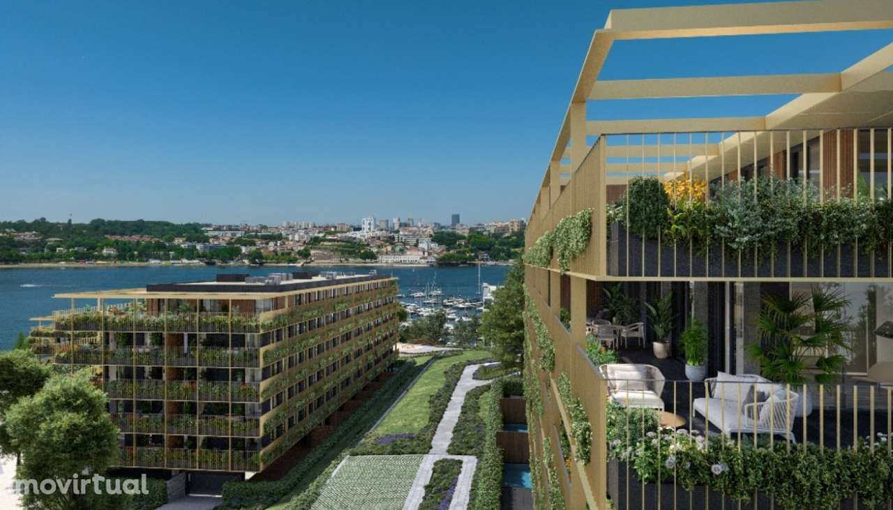 Marina Douro: apartamento T2 com piscina à venda na Foz de Gaia - Grande imagem: 2/23