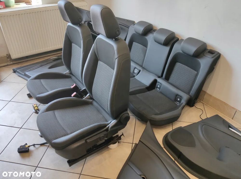 OPEL ASTRA K V HB FOTELE KANAPA BOCZKI KOMPLET PÓŁSKÓRA 100 TYŚ KM GRZANE - 4