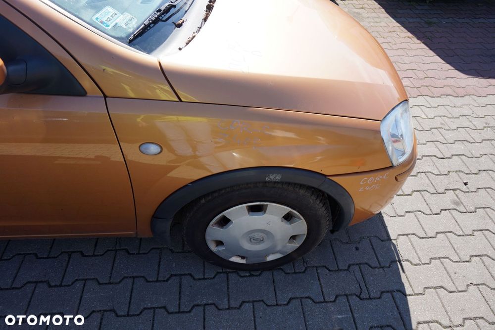 MASKA ZDERZAK BŁOTNIKI LAMPY CORSA C III Z40E  OPEL 1999-2003 ZŁOTY PRZÓD KOMPLETNY - 15