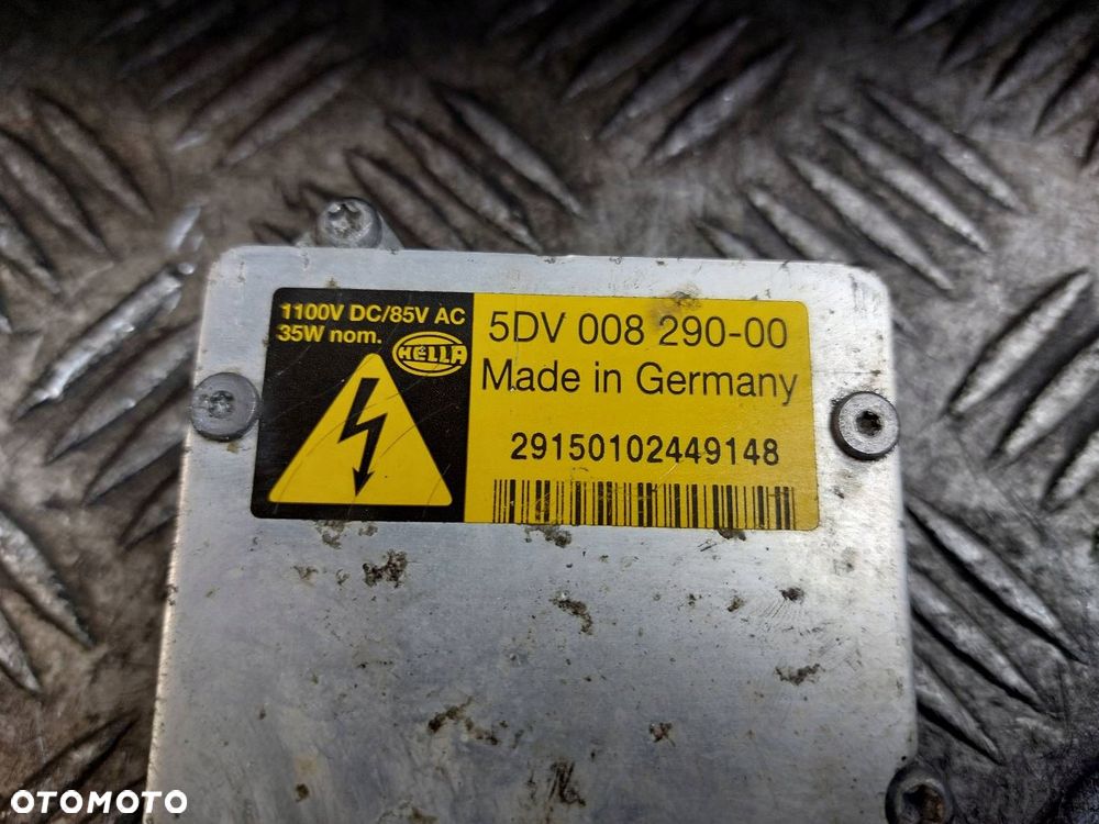 LAMPA LEWY PRZÓD XENON NA CZĘŚCI PRZETWORNICE AUDI A6 C6 EU 5DV008290-00 - 3
