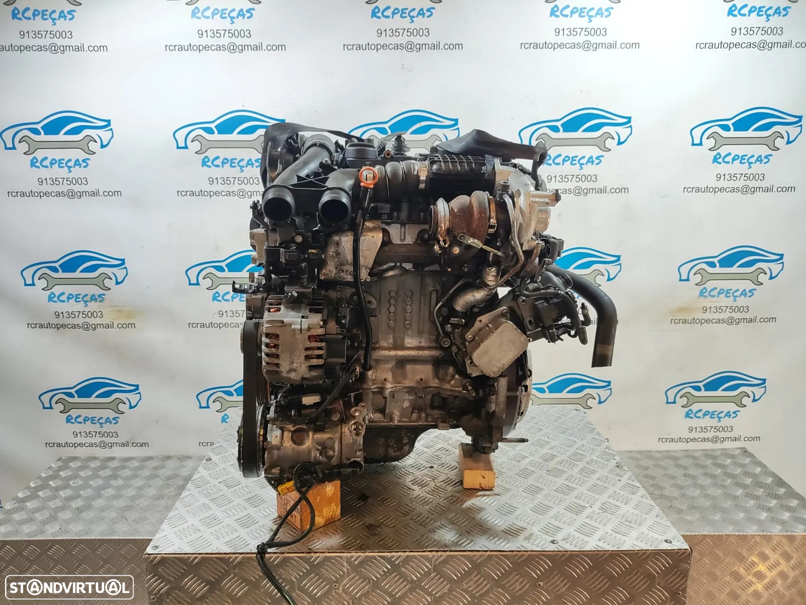MOTOR COMPLETO PEUGEOT CITROEN 1.6 HDI 8V 92CV 9H06 9H0 10JBEJ - 4
