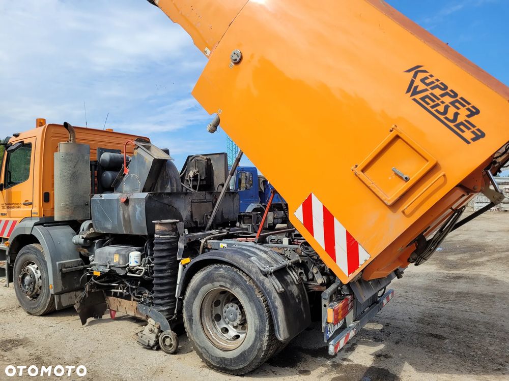 Mercedes-Benz AXOR Zamiatarka drogowa Johnston, Kupper Weisser - 9