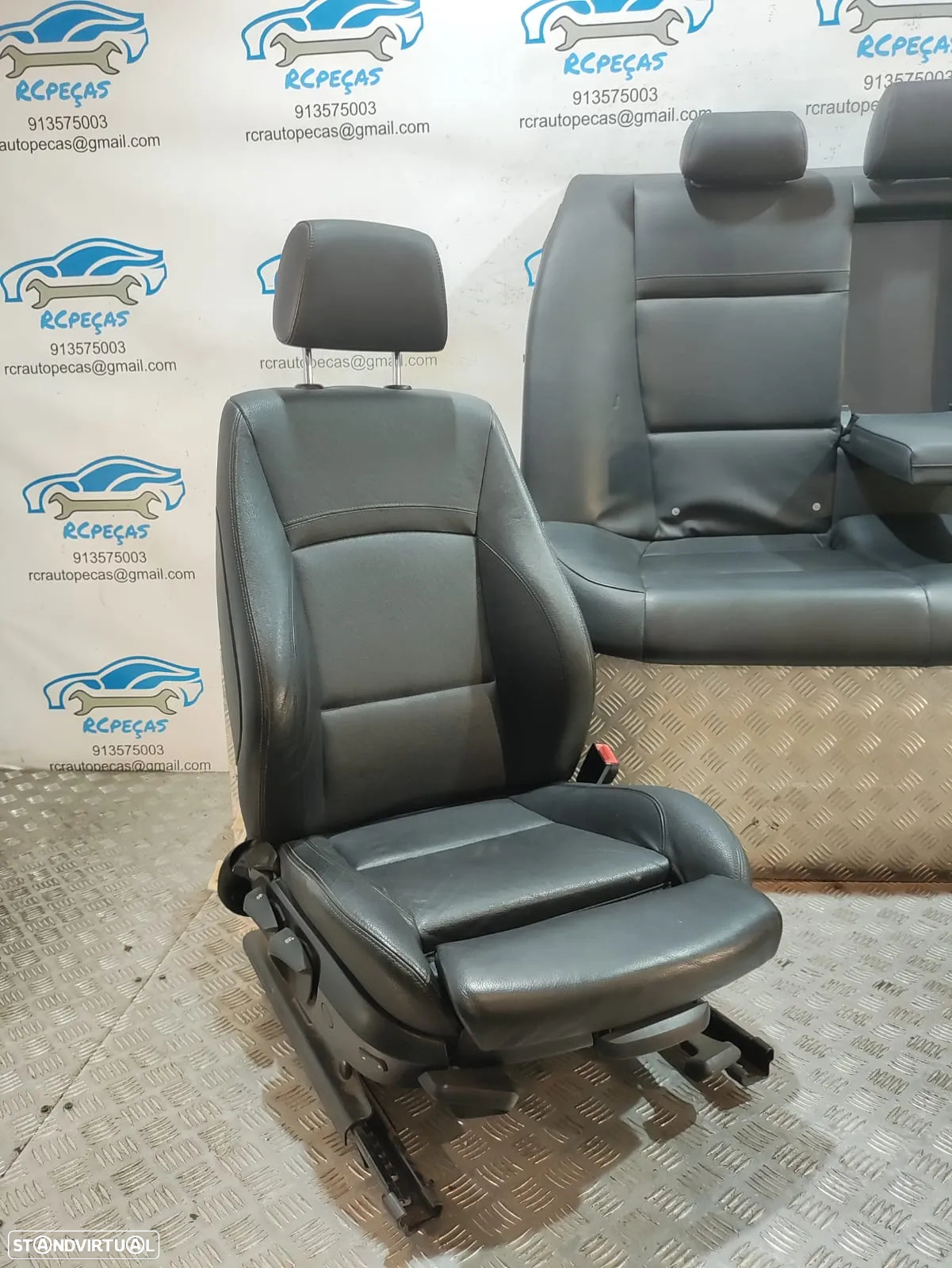 Conjunto Bancos em Pele BMW Serie 3 Sedan E90 Pack M - 7