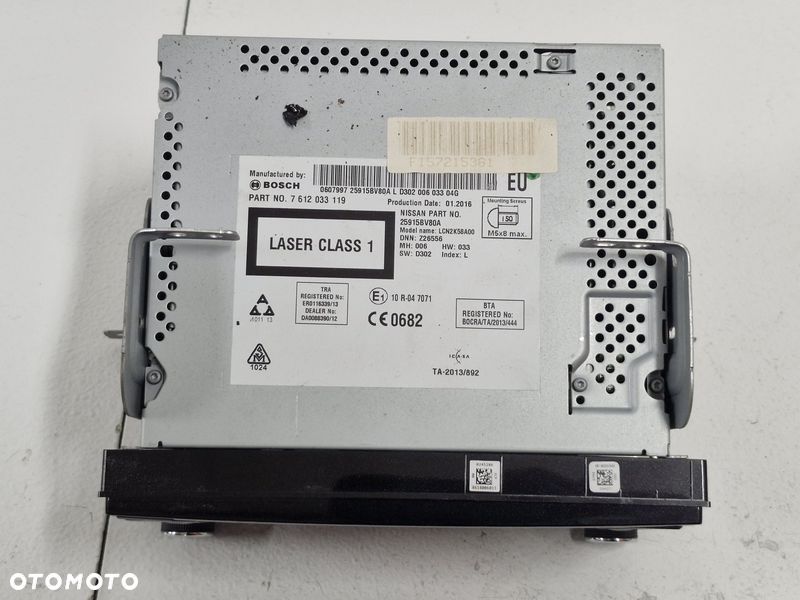 nissan juke f15 i 1 lift radio fabryczne nawigacja wyświetlacz 25915bv80a - 5