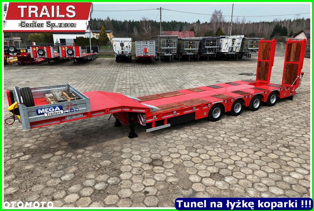 Inny Niskopodwoziowa 56,0 Ton ład. pokład 9,50 m, TUNEL pod koparki !!! - 2