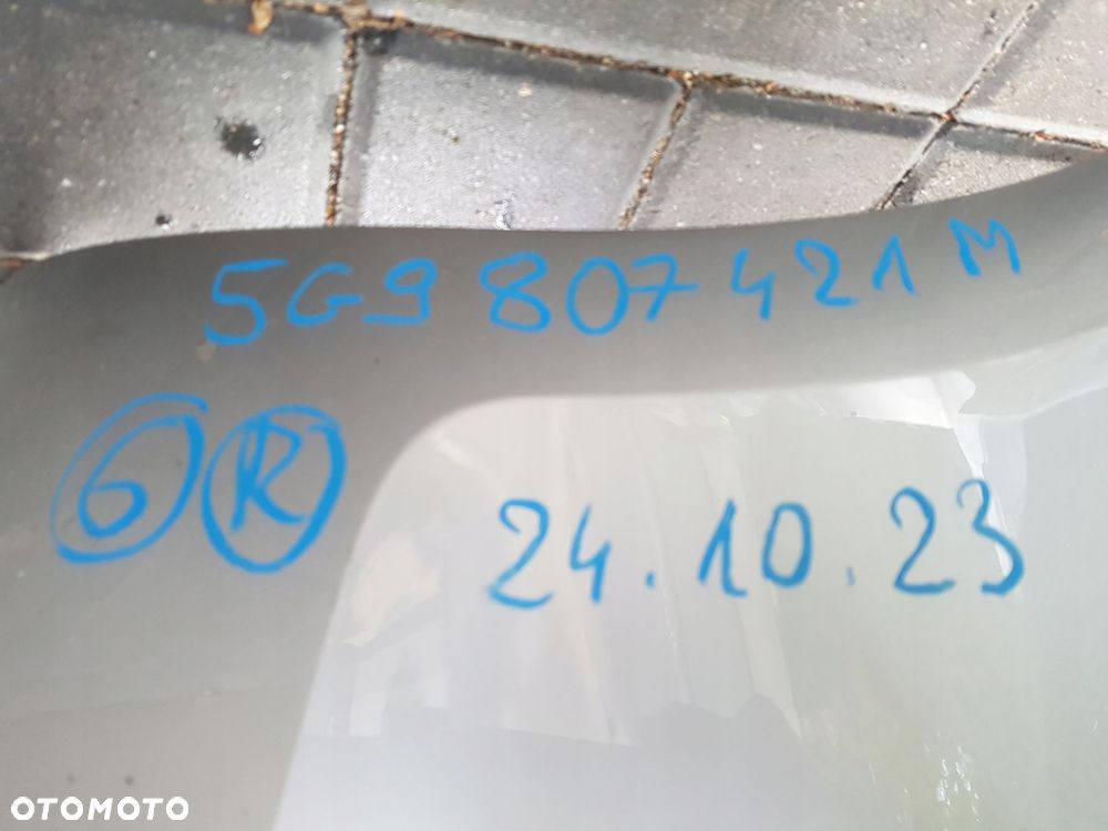 vw golf 7 lift kombi zderzak tył 5g9807421m - 8