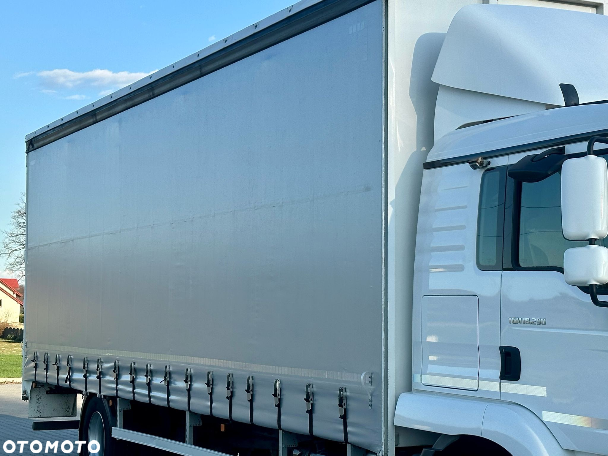 MAN TGM 18.290 / FIRANKA / WINDA / 22 EUROPALETY / AUTOMAT / SYPIALKA / 9 059 KG ŁADOWNOŚCI / NISKI PRZEBIEG / ZSUWANY DACH / EURO 6 - 15