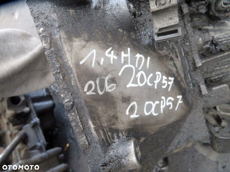 SKRZYNIA BIEGÓW MANUALNA 206 LIFT 1.4 HDI 20CP57 PEUGEOT 2003-2009 - 7