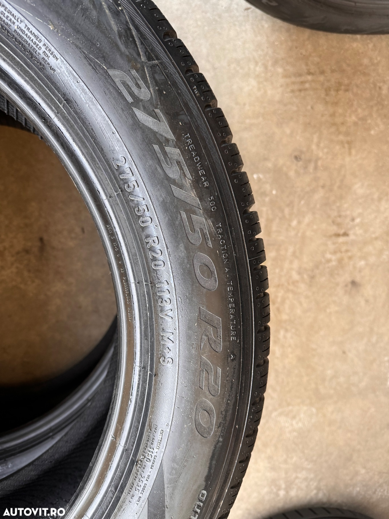 Vând 4 anvelope 275/50/20 Pirelli allseason noi - 8