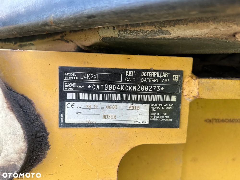 Caterpillar CAT D4K 2 XL / 8700Mth / Salon Polska - 25