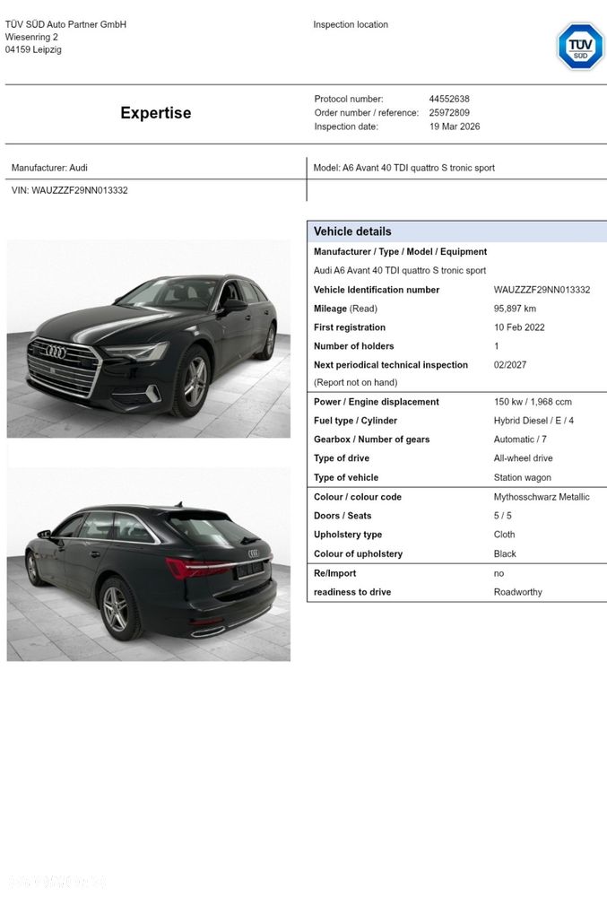 Audi A6 Avant 40 TDI quattro S tronic sport - 8