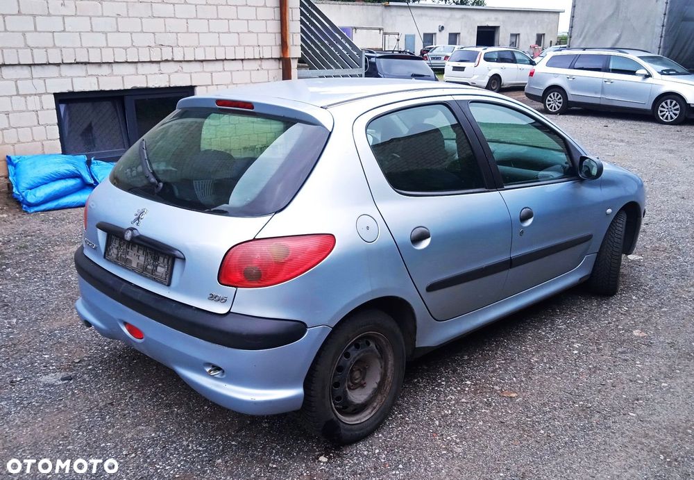 Na części Peugeot 206 1.1 5D lakier EYLC silnik HFX skrzynia maska klapa drzwi zderzak lampa błotnik - 7