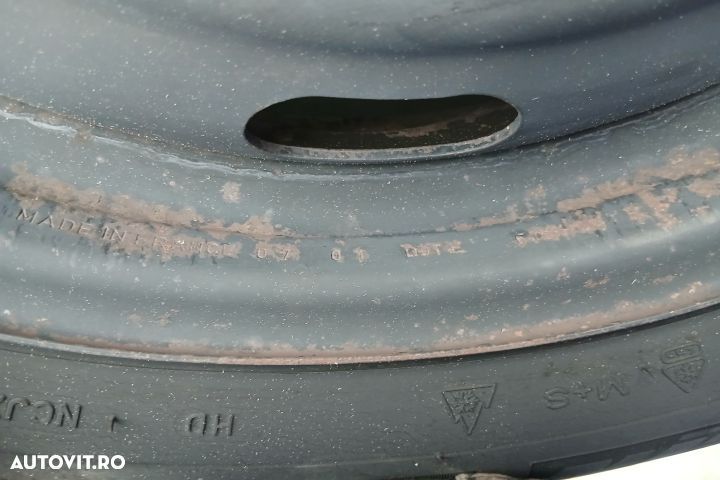 Jante tabla cu anvelope 15 - set 195/65 R16 195/65 R16 Peugeot 307 1 - 6