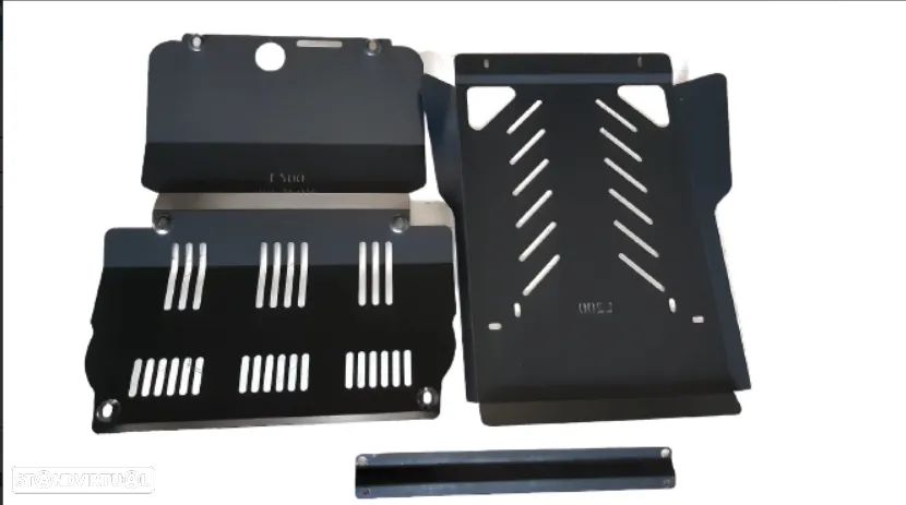 Blindagem de proteção motor em Aço Mitsubishi L200 Kb4t 2005 a 2015 - 1