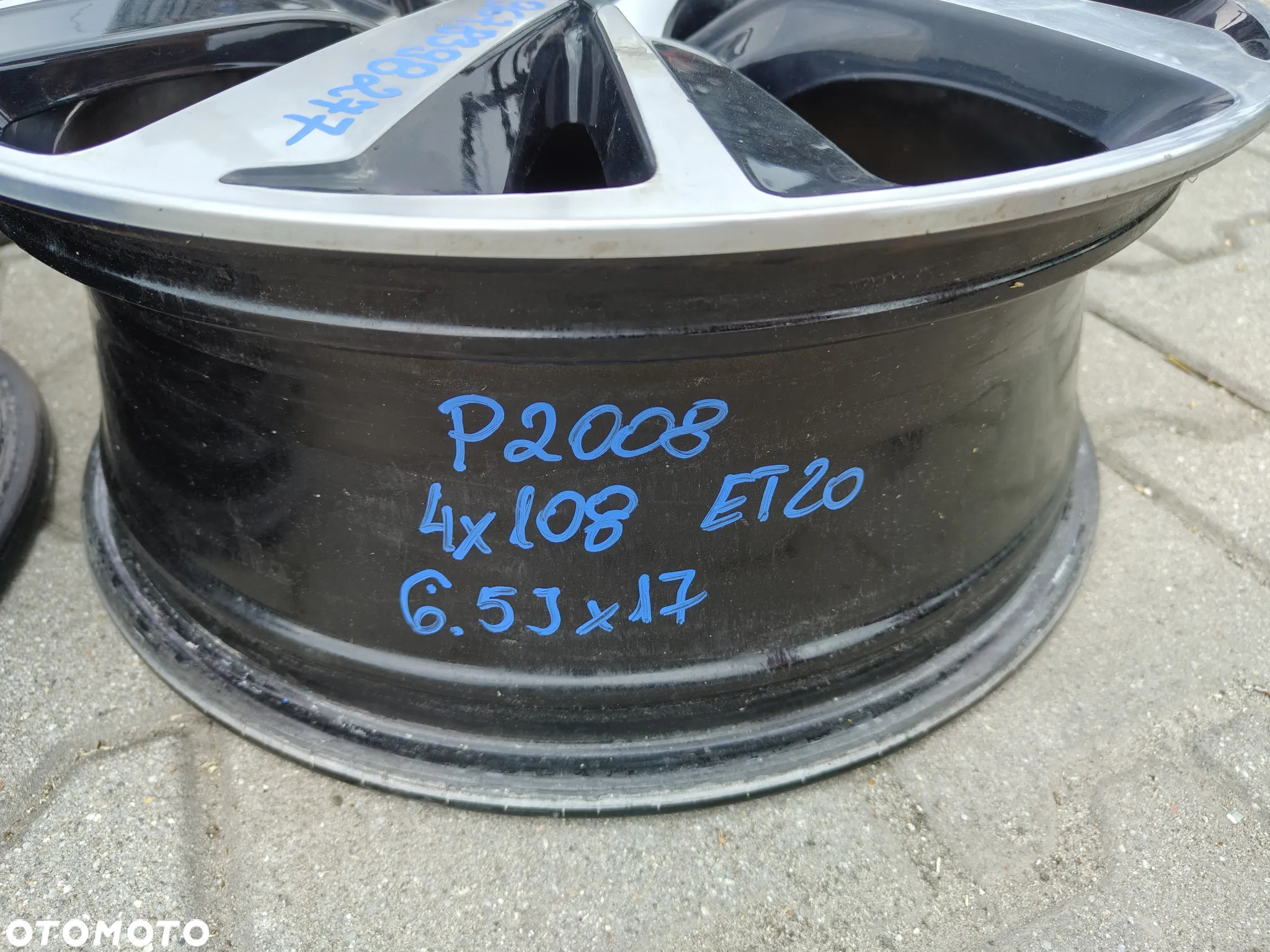 Peugeot 2008 2013-2019 6.5Jx17 4x108 et20 - 6