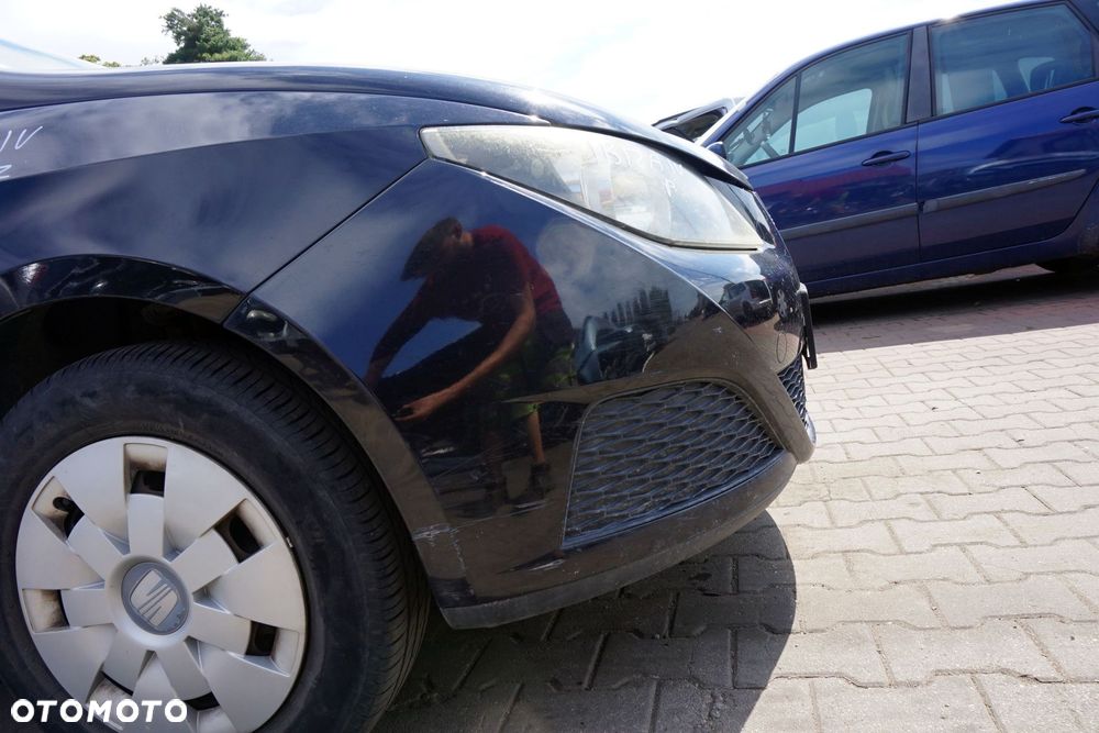MASKA ZDERZAK BŁOTNIKI LAMPY IBIZA IV 6J LC9Z  SEAT 2008-2012 CZARNY PRZÓD KOMPLETNY - 11
