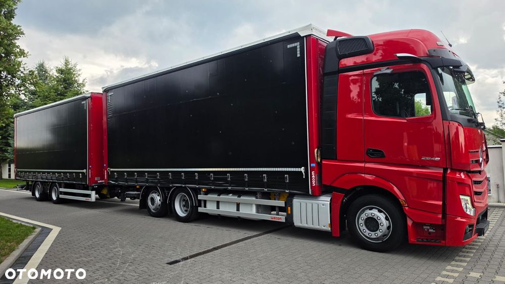 Mercedes-Benz ///ACTROS///2548///2022/// WECON///ZESTAW///TANDEM/// PRZEJAZDOWY///7.70+7.70/// KLIMATYZACJA POSTOJOWA/// WAGA///NAWIGACJA///STAN  BARDZO DOBRY - 5